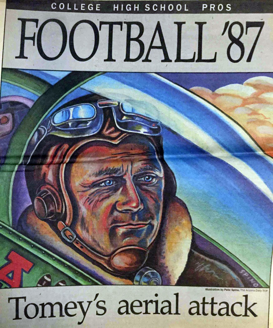 College football special section cover